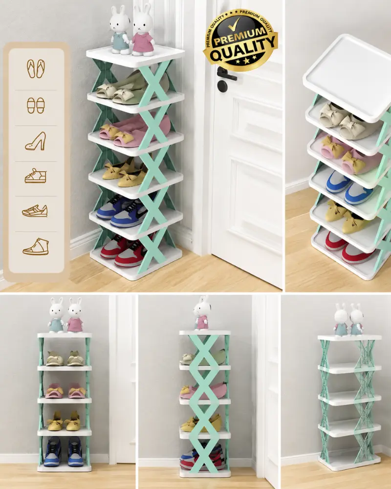 StackMate 6-Layer Foldable Shoe Rack - Image 3