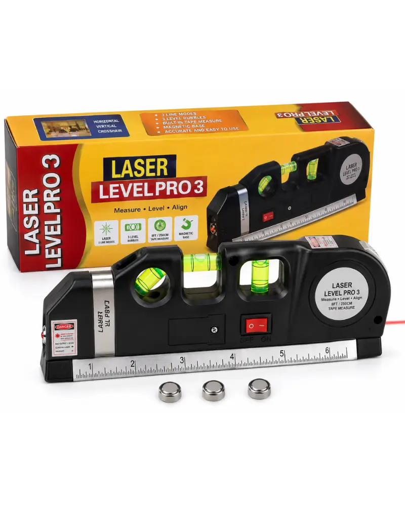 LevelMaster 3-in-1 Laser Measure Tool